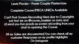 Lewis Mocker  course -  Power Couple Masterclass download