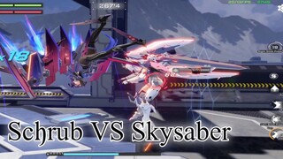 Starward!! Schrub VS Skysaber | Starward-Mecha Girls