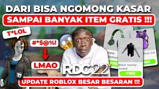 BISA NGOMONG KASAR SAMPAI BANYAK ITEM GRATIS !!! UPDATE ROBLOX BESAR BESARAN !!! - Roblox Indonesia