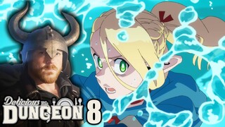 THE MAGIC OF DUNGEONS AND DELICIOUS FOODS | Delicious In Dungeon Episode 8 Reaction [ENG DUB]