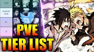 I found AMAZING PVE Tier List 🔥 (Naruto Ultimate Ninja Blazing)