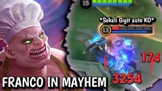 FRANCO DAMAGE NIH BOSS, TARIKKK SISSSS... || MAYHEM || MOBILE LEGENDS BANG BANG