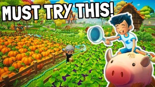 This Upcoming Cosy Farm Sim Will BLOW Your Mind! - Everdream Valley