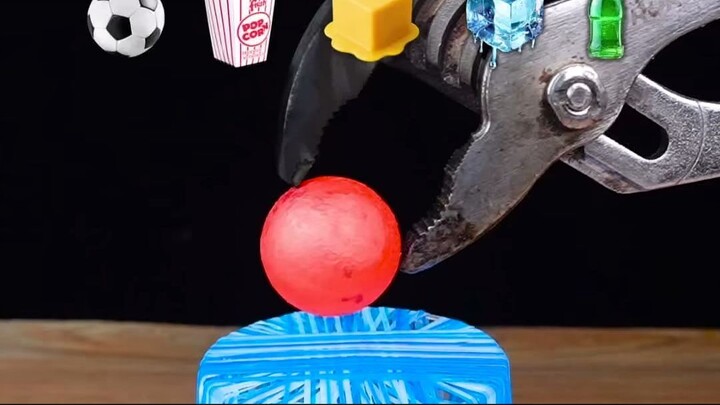 1000 Degree Hot Ball Experiment ｜ Rubber Bands, Styrofoam, Chocolate & More