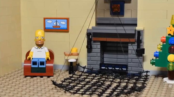 The Simpsons LEGO Edition: To get all the gifts for Christmas, catch Santa Claus