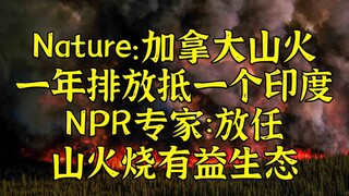 Alam: Emisi kebakaran hutan tahunan Kanada setara dengan India NPR: Membiarkan kebakaran hutan baik 