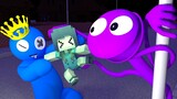 Monster School: ZOMBIE vs PURPLE - Rainbow Friends Sad Story | Minecraft Animation