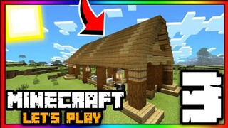 | BARN! | Minecraft Survival Let's Play Episode 3 •TerrencePlayzYT