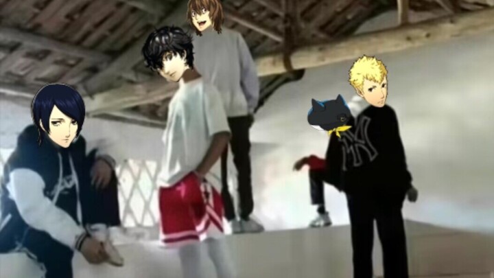 The Phantom Thieves' super cool toilet shot