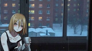 [Post-punk/2D] This girl advises you to live well, but she drinks one after another