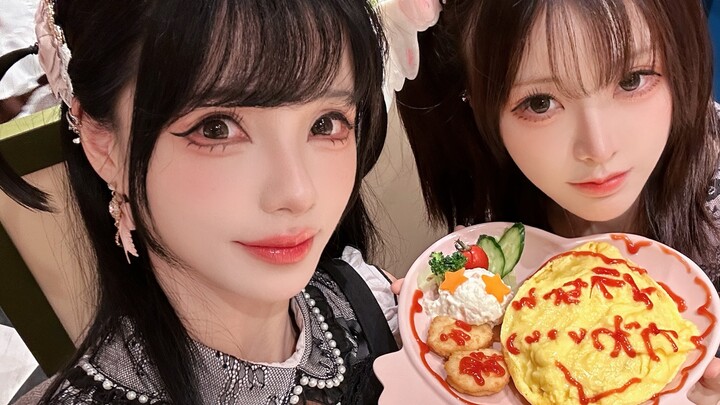 Dressed up to the nines for a maid café, only to…