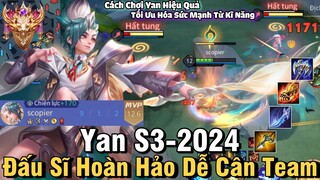 Yan S3-2024 Liên Quân Mobile | Cách Chơi, Combo, Lên Đồ, Phù Hiệu, Bảng Ngọc Cho Yan S3 2024 Đi Rừng