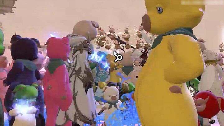 [ไฟนอลแฟนตาซี XIV] เหล่าหมู ๆ ทัศนาจรในฤดูใบไม้ผลิ