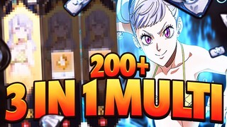 3 NOELLES FIRST MULTI?! THE LUCKIEST 200 SUMMONS EVER! | Black Clover Mobile