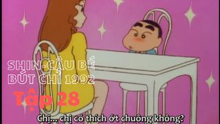 Shin-cậu bé bút chì ( 1992 ) Tập 28 | VIETSUB | : Shin Lần đầu Đến Bệnh Viện
