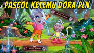 DORA BANYAK GAYA KALI KAU YAA !!! BAPAK KAU MASUK PLN YAA DORA !!!