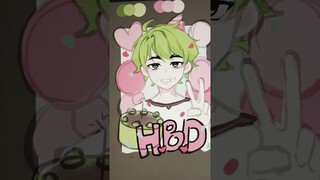 ทำของขวัญวันเกิดให้คุณยักษ์❤️ EP.1 #speeddraw #speedpaint #papercutting #painting #hbd #gift