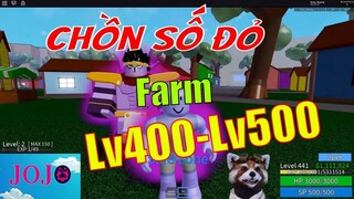 JoJo Blox #8 :Chồn Số Đỏ Lượm Được Stand Legendary Hướng Dẫn Farm Lv400-Lv500 Cực Nhanh