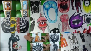 4 ROBLOX DOORS MONSTERS ARTS PAPER CRAFTS And Draw All Moster DOORS 1