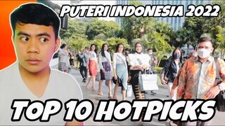 ATEBANG REACTION | PUTERI INDONESIA 2022 KARANTINA DAY 1 AND MY TOP TEN HOTPICKS REVEAL #puteri2022