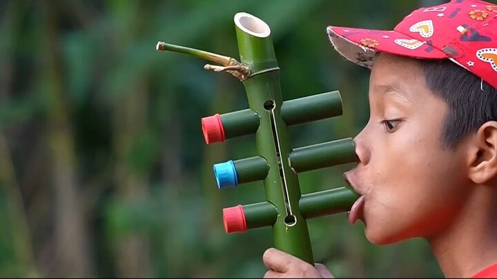 Bamboo Creations with Three Colour Balloons Toys craft diy