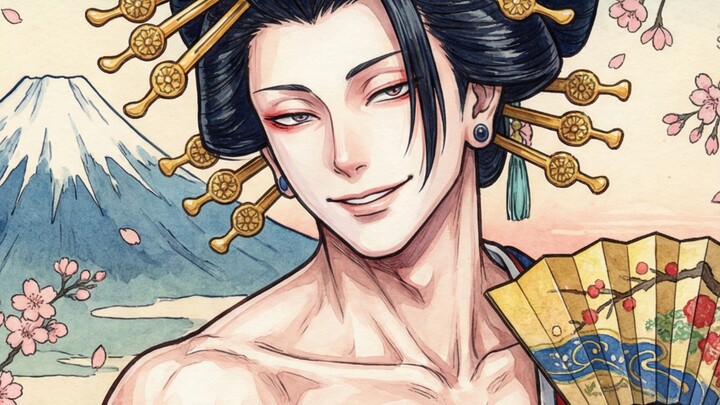 Oiran x Jujutsu Kaisen: Every single one of them is so stunning!