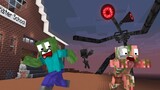 Monster School : SIREN HEAD ATTACK - Minecraft Animation