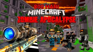 800 Hari Di Minecraft Tapi Zombie Apocalipse - Zombie Berhasil Di Sembuhkan !!