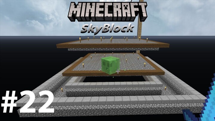 Minecraft Skyblock #22 Search Chunks Slime - Tìm khối chất nhờn