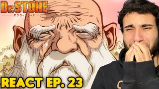 NÃO DÁ ESSE ANIME! 😭 React Dr. Stone EP. 23