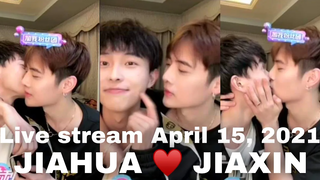 【Eng partly】Jiahua & Jiaxin สตรีมสด 15 เมษายน 2021 สตรีมสด baeeesome