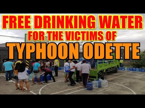 DISTRIBUTION OF FREE DRINKING WATER FOR THE VICTIMS OF TYPHOON ODETTE | TALISAY CITY, CEBU