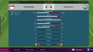 Highlights Indonesia vs Uruguay pro league soccer