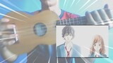 Ao Haru Ride Opening (Tutorial Ukulele facil) - Sekai wa koi ni Ochiteiru +Acordes