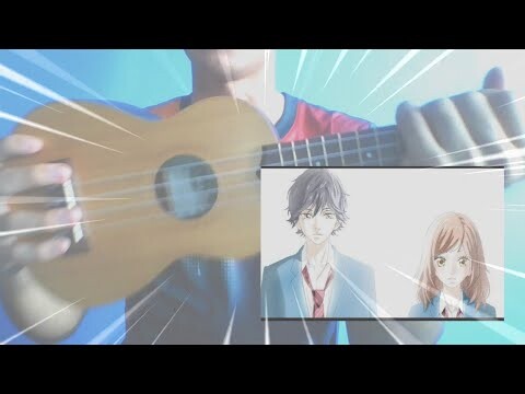 Ao Haru Ride Opening (Tutorial Ukulele facil) - Sekai wa koi ni Ochiteiru +Acordes