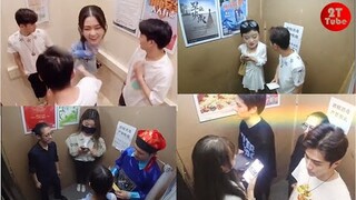 2T Asia Elevator Prank Series #2 (Eng Sub)