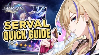 Honkai: Star Rail Serval Quick Guide, OP Shock!