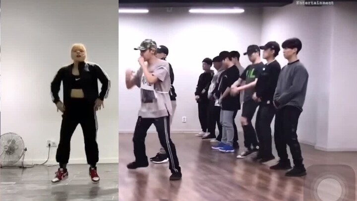 من دواعي سروري أن أتجاوز Micdrop لـ BTS، فقط كلمة واحدة. خمنوا من الذي قفزت فوقه؟ هناك مقطع واحد فقط