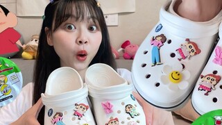 ชาวถ้ำรวมพล! กล่องตาบอดตกแต่ง Crayon Shin-chan Crocs