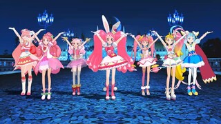 【MMDプリキュア】キュアホイップ＆キュアエール＆キュアスター＆キュアグレース＆キュアサマー＆キュアプレシャス＆キュアスカイでゾンビ・デ・ダンス