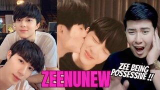 [REACTION] ZeeNuNew | Zee's Being POSSESIVE |  ZEE PRUK & NUNEW