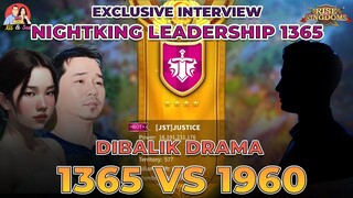 [SUB INDO] INTERVIEW LEADERSHIP 1365: DRAMA 1960 VS 1365 (RISE OF KINGDOMS)