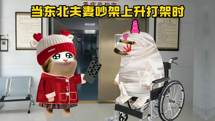 当东北夫妻吵架上升为打架时