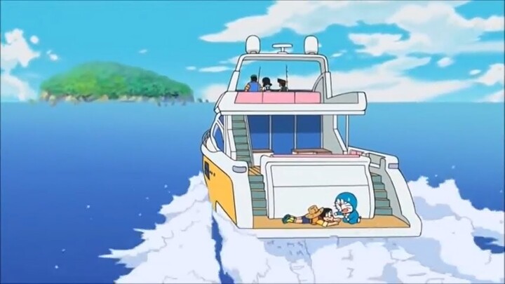 Doraemon Bahasa Indonesia Terbaru 2021 (No Zoom) (Sub) | Memburu Ikan Raksasa di Pulau Jiji!