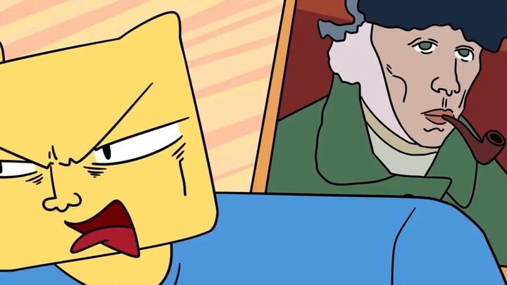 I study painting, so it’s normal for me to buy an authentic Van Gogh work!