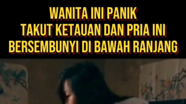 wanita ini panik  krna berselingkuh