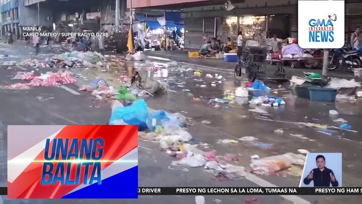 Mga basura, nagkalat sa kalsada ng Divisoria | Unang Hirit