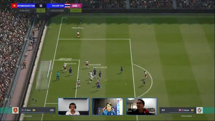 Cris Phan dùng Hùng Dũng +10 ghi siêu phẩm đánh bại người Thái - FIFA eChallenge