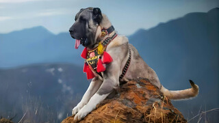Kangal dogs, whose ears are cropped at birth, can protect a flock of 1,000 sheep with just three dog