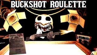 Playing Russian Roulette Versus GOD - Buckshot Roulette Horror Game Gameplay